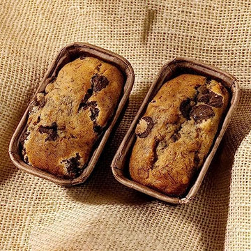 Valentines Day Gift Box Of Gourmet Banana Bread And Chocolate Chip Cookies By Sweetness Central, Baked Fresh, 4 Banana Breads &