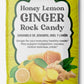 GT Honey Lemon Ginger Rock Candy, 4.41 Ounce Bag, 6 Pack