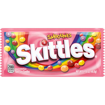 Skittles Smoothies Full Size Candy, 1.76 Oz