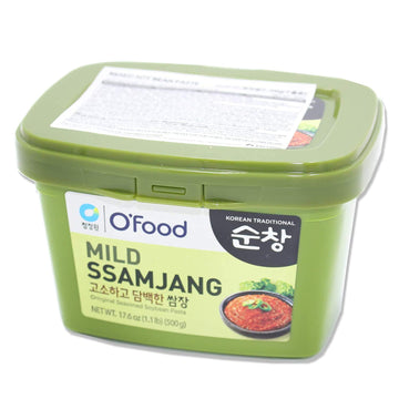 Chung Jung One O'Food Ssamjang, Korean Mild Seasoned Soybean Paste Sauce, Perfect For Rice, Noodles, Fresh Vegetables And Meat, Savory And Flavorful (1.1Lb)
