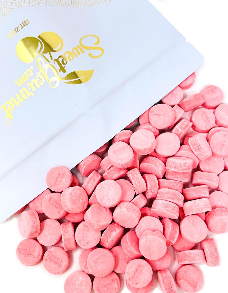 SweetGourmet Pink Wintergreen Lozenges Bulk Candy - 3 Pound Pack