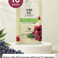 Korean Food Low Calories Squeeze Konjac Jelly Grape Flavor, Fish Collagen, Vitamin, Zero Sugar, Chewier Texture, Health&Beauty (