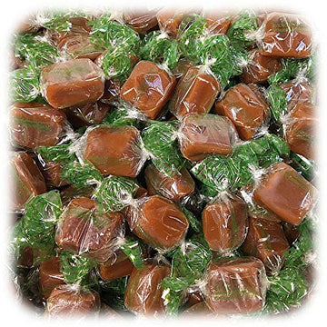 Avenuesweets - Handcrafted Individually Wrapped Soft Caramels - 1 Lb Box (Apple)