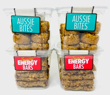 Universal Bakery Whole Grain Variety Snacks - Sunrise Energy Fruits And Nuts Bars | Aussie Bites With Omega 3 Bundled With Kokob
