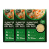 Sunnyside Dry Shirataki Konnyaku Rice 3 Pack - Low Fat  Zero Sugar  Vegan  Gluten Free  Skinny & Effectiverice Alternative  Dried Shirataki Konnyaku  Ready In Minutes