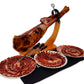 Blázquez Iberico Ham Pata Negra Shoulder 2-Year Cured 10-12 lbs with Ham Holder & Carving cutting too Set