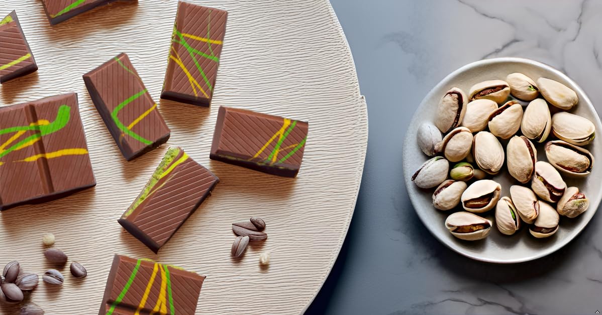 Uniqbite Dubai Chocolate Bar Pistachio, 7 Oz (200Gr), Crunchy Loaded Knafeh Chocolate Bar With Pistachio Cream And Kataifi