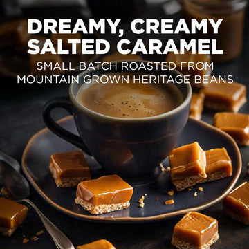 Maud'S Salted Caramel Flavored Coffee Pods, 18 Ct, Medium Roast Flavored Coffee In Recyclable Single Serve Pods - 100% Arabica B