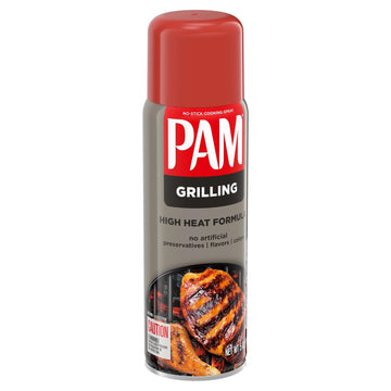 Pam Grilling No-Stick Cooking Spray, 5 oz (Pack of 3) - Perfect for Grilling, Baking, and Cooking - Easy Release, No Residue