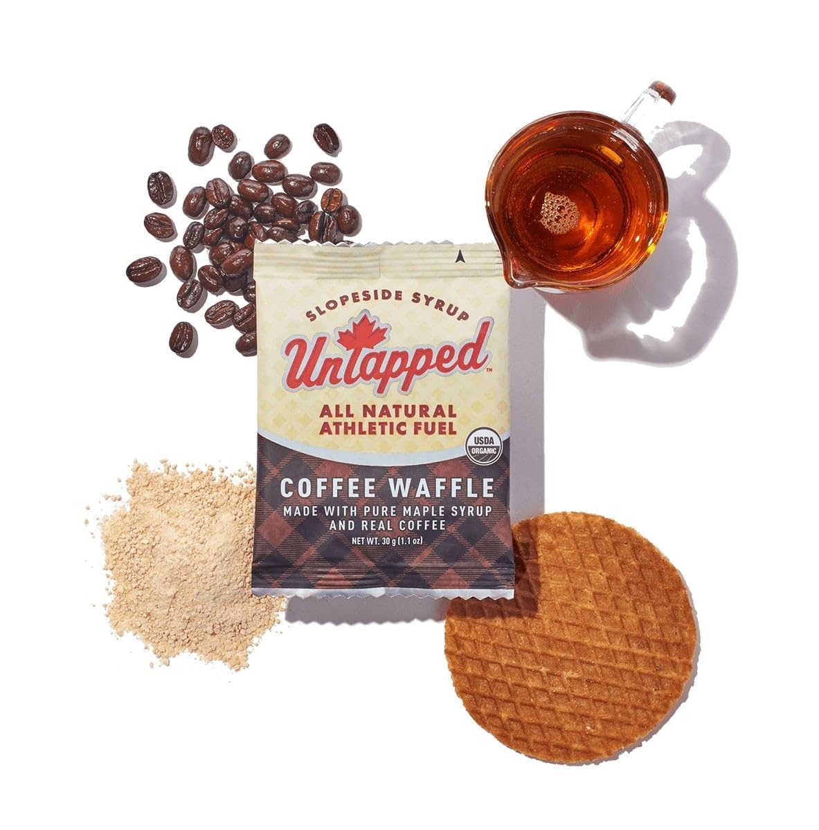 Untapped Organic Coffee Waffle, Box Of 16