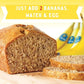 Concord Foods Banana Bread Mix - Easy Homemade Delight - Just Add Bananas, Egg, And Water! 13.7 Oz (Pack Of 2)