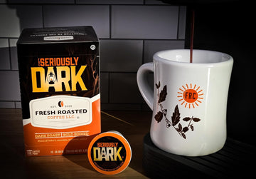 Fresh Roasted Coffee Dark Roast Pods, Artisan Blend, 72 Count for K Cup malt-inspired