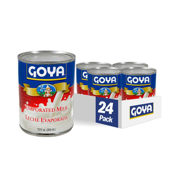 Goya Foods Evaporated Milk, 12 Oz (Pack of 24)