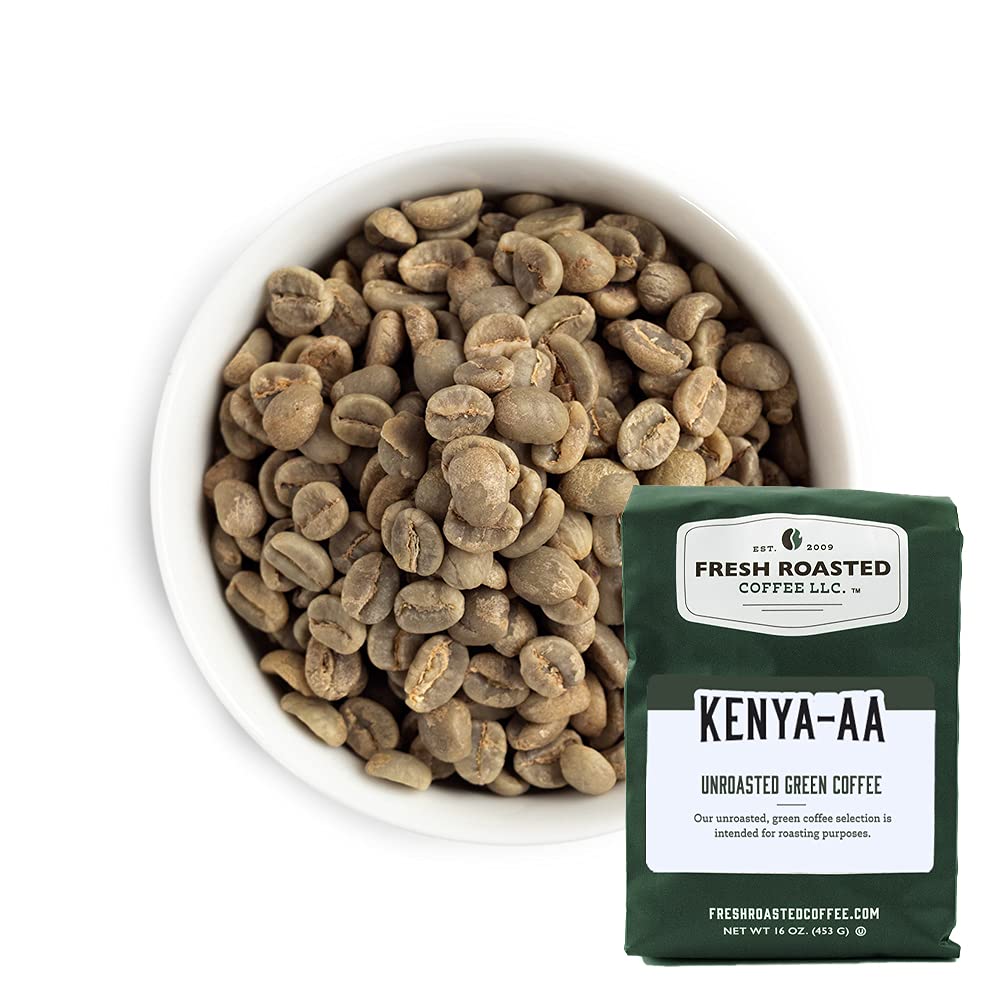Fresh Roasted Coffee, Unroasted African Home Roasting Starter Kit, Kosher