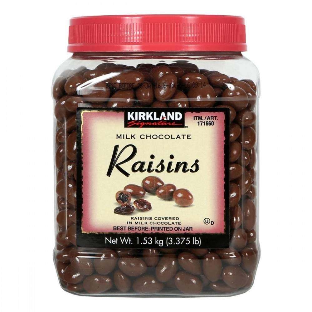 Kirkland Signature Chocolate Covered Raisins 1.53Kg