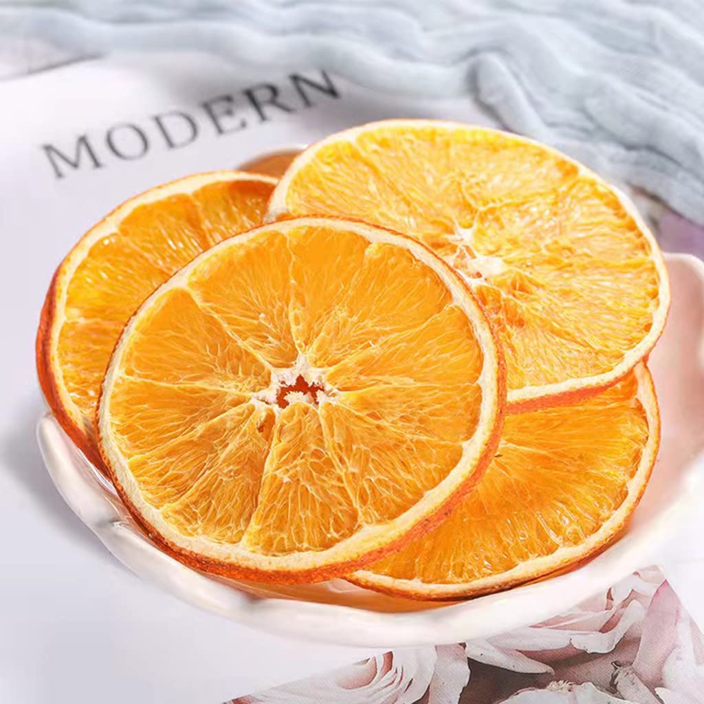 JTEDZI Dried Orange Slices, Dehydrated Fruit for Cocktails & Home Decor, 17.63oz (500g)