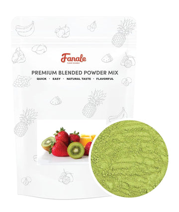 Fanale Premium Matcha Green Strong Milk Tea Bubble Tea Flavoring Powder | Perfect for Baking, Smoothies, Desserts and Drinks | I