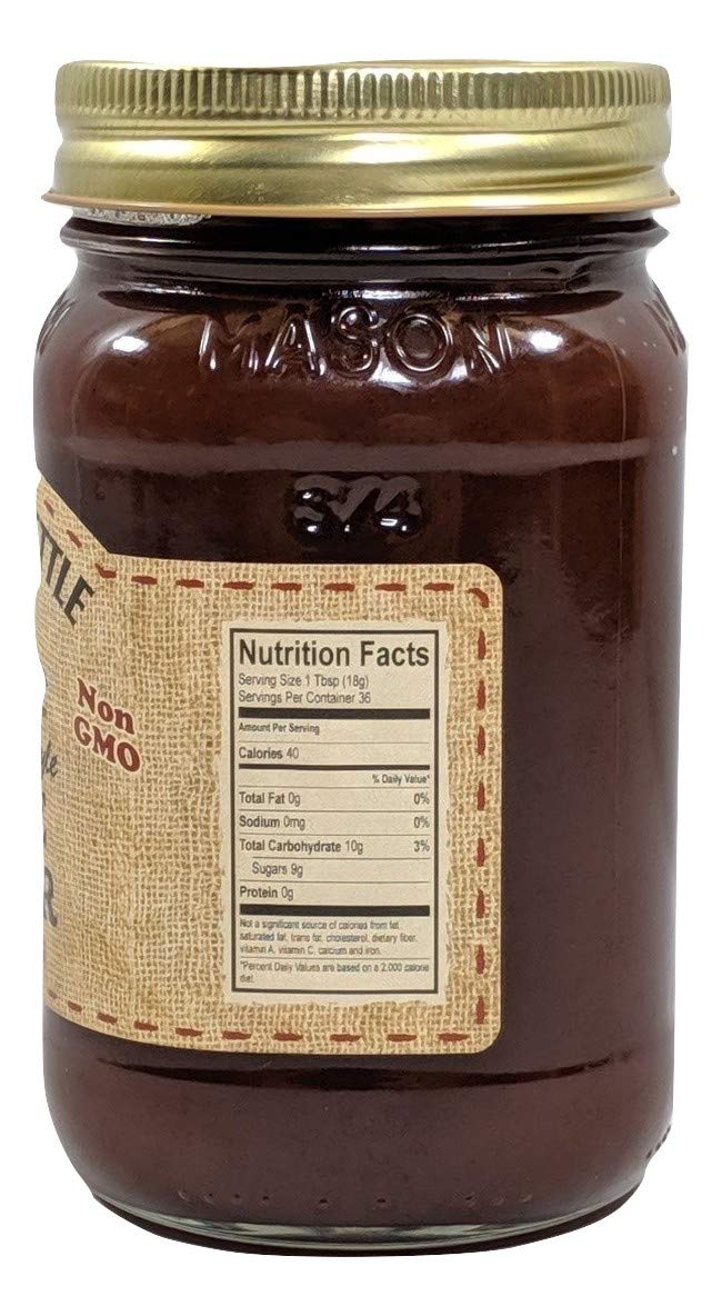 The Dutch Kettle Amish Homemade Style Apple Butter 2 - 18 Oz. Jars Made From The Finest Ingredients Non-Gmo No Preservatives