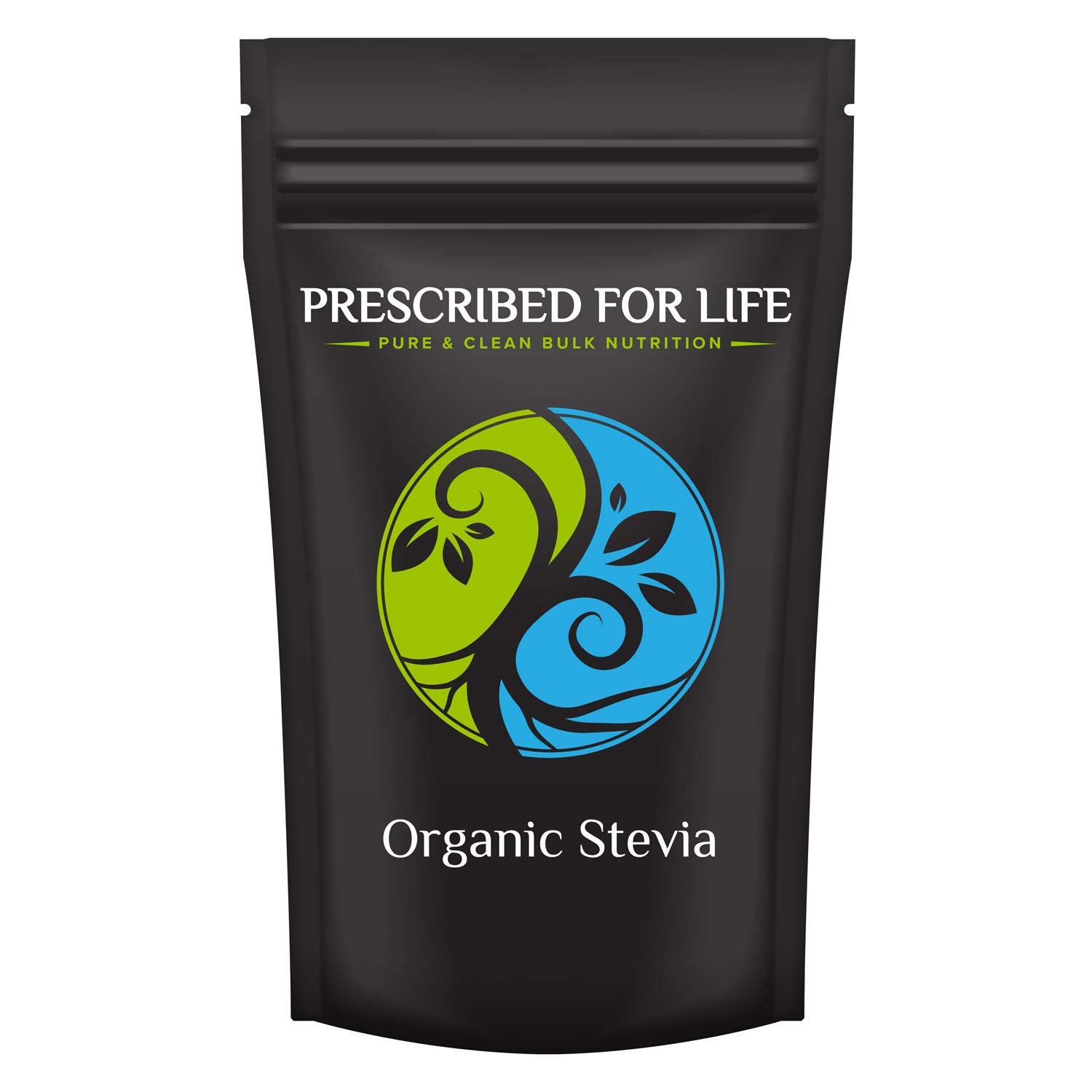 Prescribed for Life Stevia - ING: Organic Leaf Extract - ALL NEW - No Aftertaste (Stevia rebaudiana) - 100-X Concentrate, 1 kg
