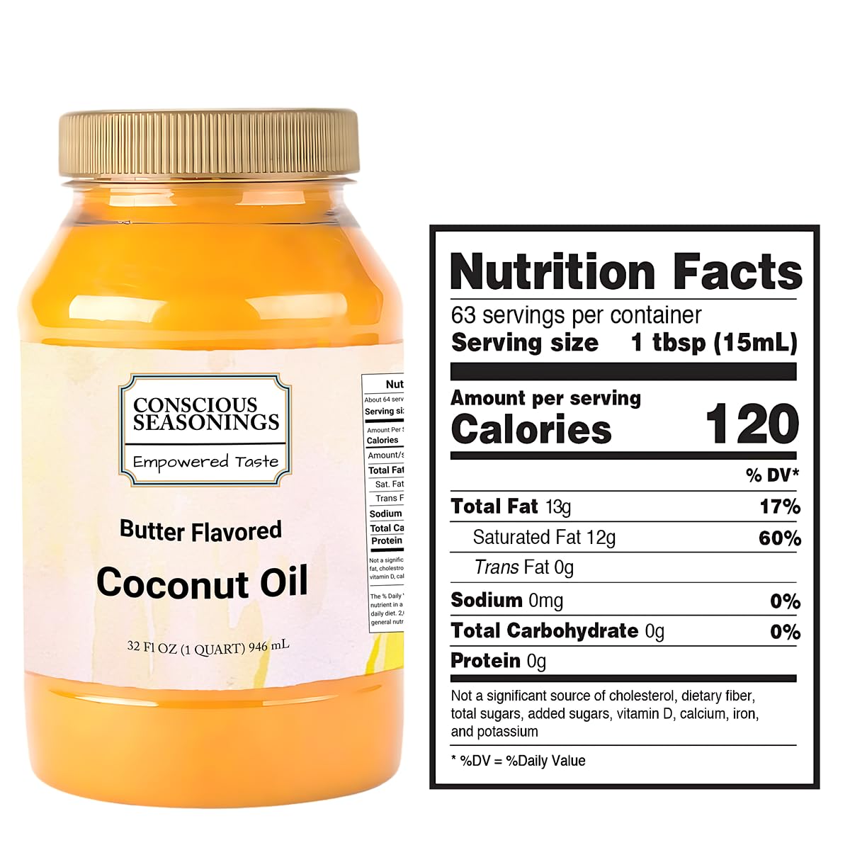 OBELYS All-In-One Popcorn Kit | Butter Flavored Coconut Oil 32oz, Seasoning Salt 35oz, Yellow Kernels 32oz | 64 Ounce (Pack of