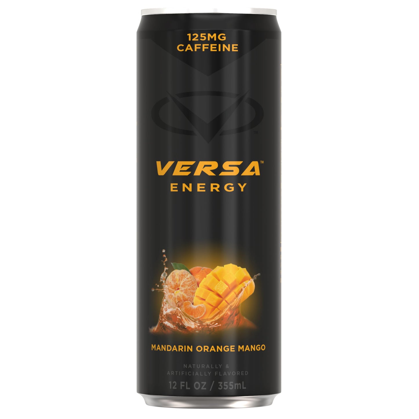 PEScience VERSA Energy Drink, Sugar Free, 125mg Caffeine, Mandarin Orange Mango, Case of 12