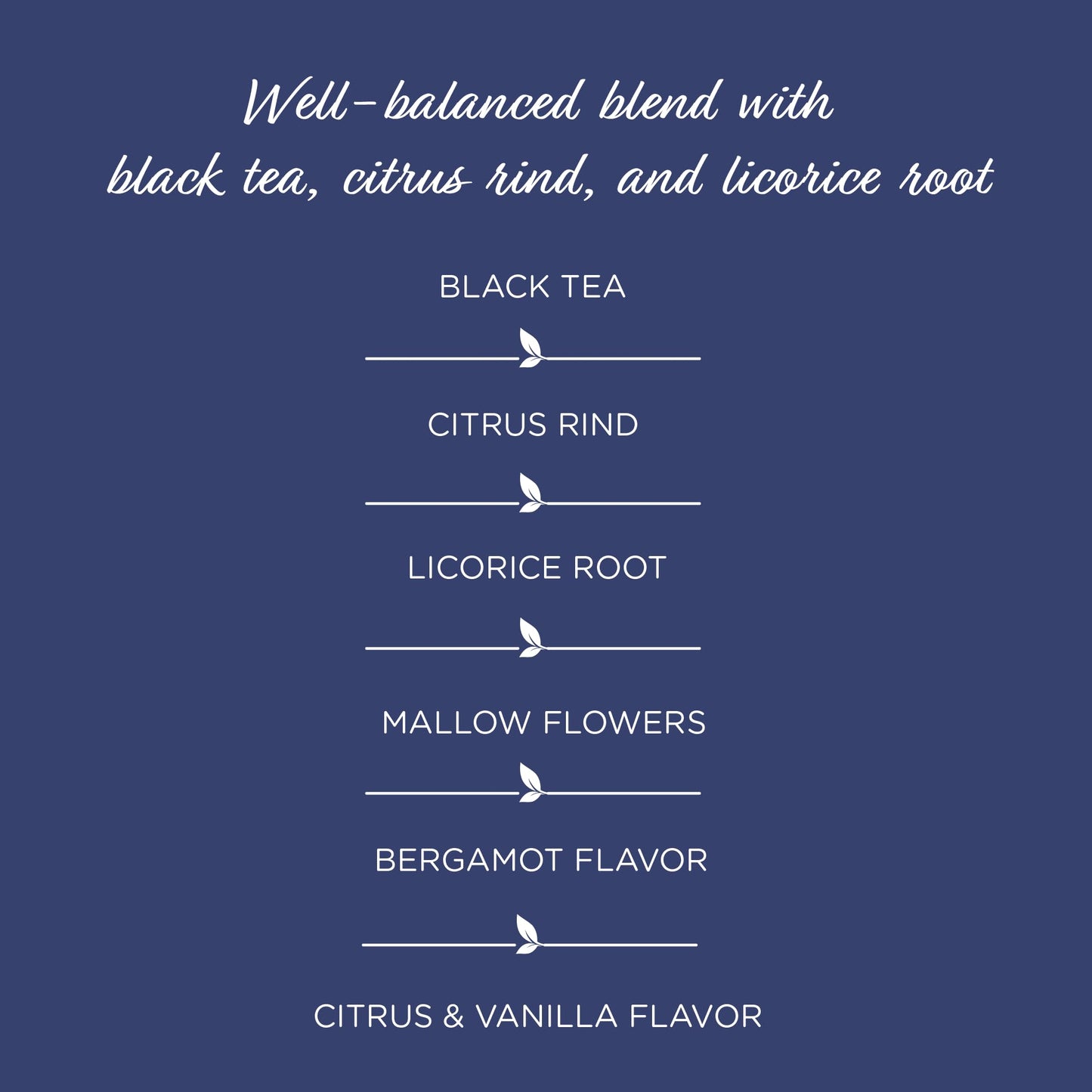 The Tea Spot Earl Of Grey Black Tea With Citrus For Energy | Blend Of Black Tea, Citrus Root, Mallow Flowers, Bergamot, Citrus A
