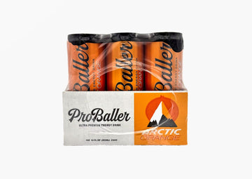 PROBALLER Ultra Premium Energy Drink - Arctic Orange - Natural Energy - 12 fl oz (Pack of 15)