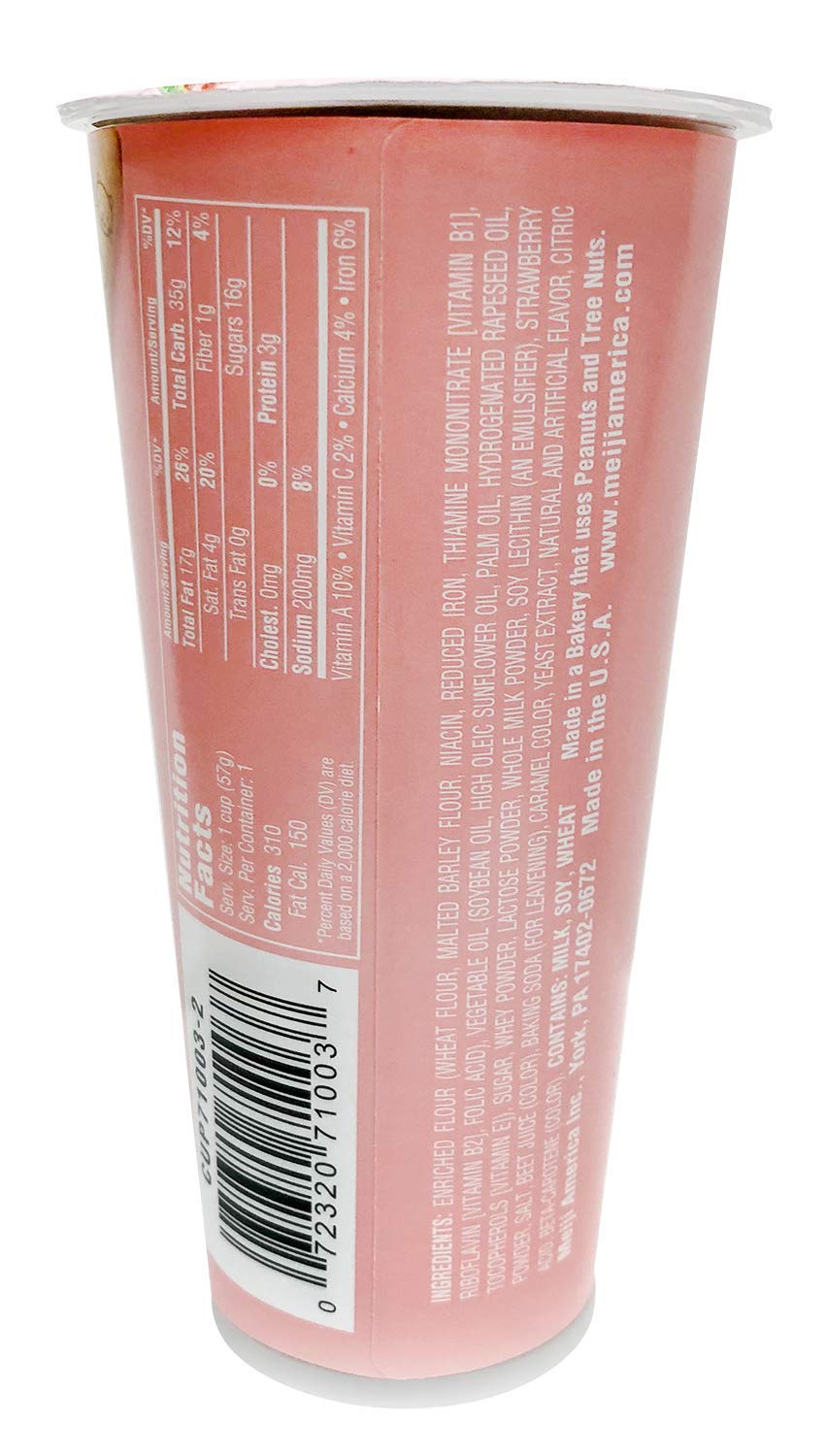 Meiji Yan Yan Dipping Sticks, Strawberry Crme - 2 Oz, Pack Of 10 - Cracker Sticks With Fun Animals Phrases