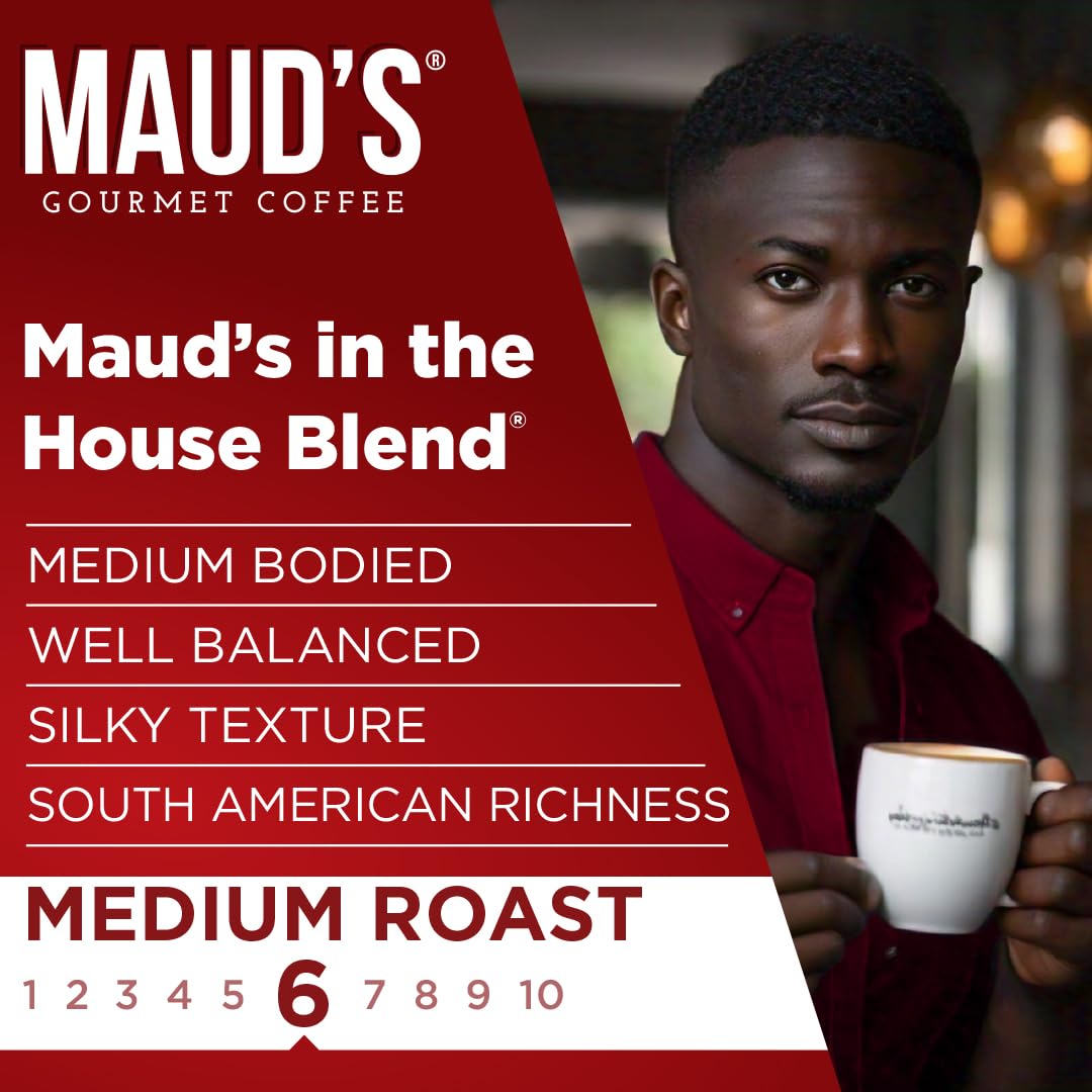 Maud'S Medium Roast Coffee Pods, 200 Ct, Recyclable Single Serve Pods - 100% Arabica Coffee, Compatible With Keurig K Cups Maker
