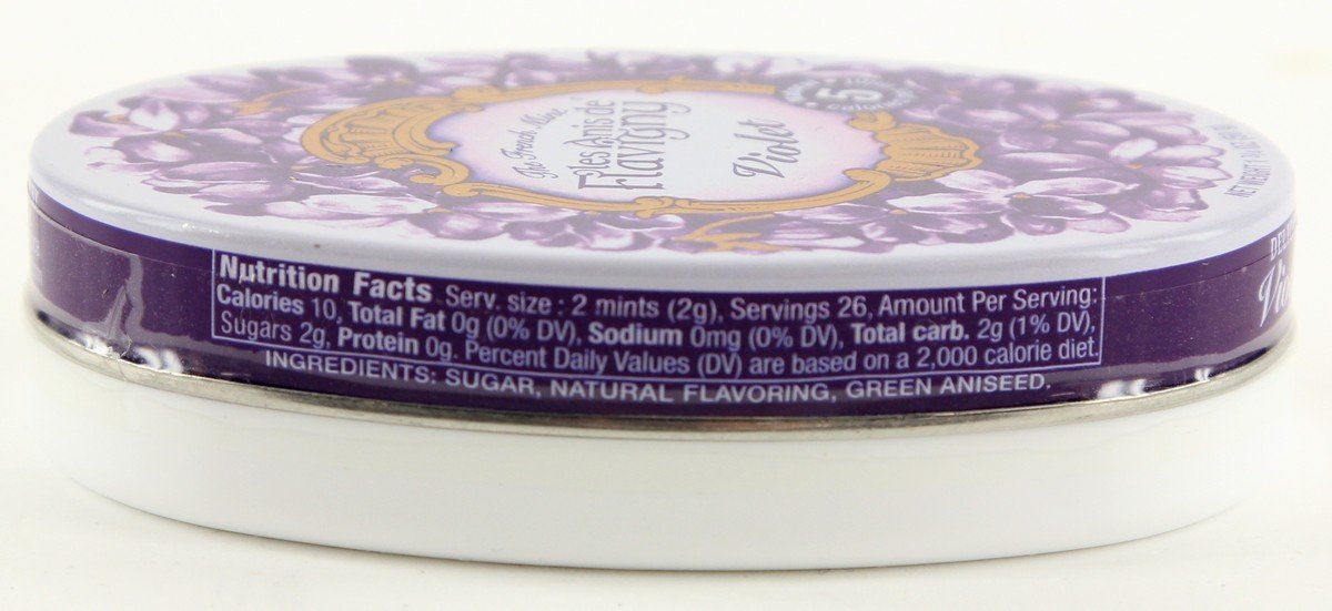 2 Packs Les Anis De Flavigny Hard Candy 1.75-Ounce (50G) Tins (Violet 2-Pack)