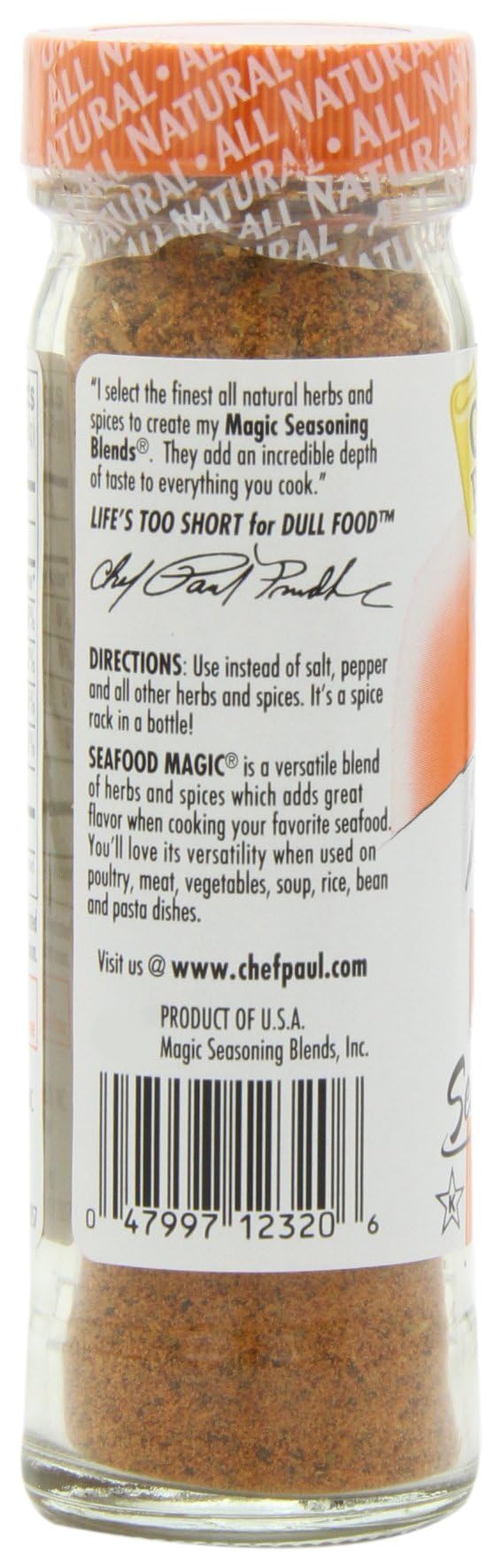 Chef Paul Prudhomme'S Magic Seasoning Blends Seafood Magic 2 Ounce (Pack Of 6)