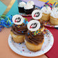 Minnesota State University Moorhead Primary Logo Cupcake Picks Toppers Decoration Set Of 6
