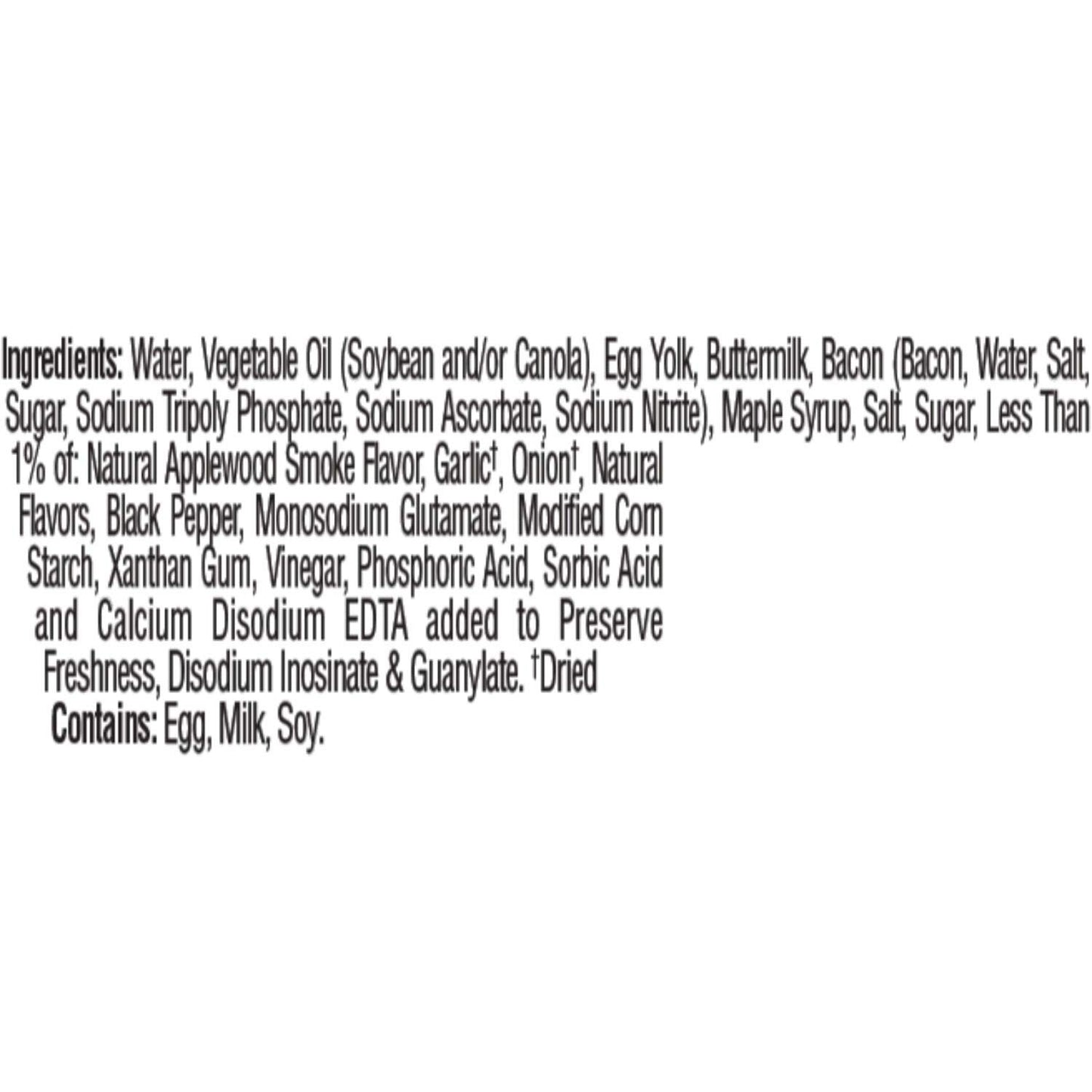 Hidden Valley Bacon Ranch Salad Dressing & Topping, Gluten Free, 16 Fl Oz, Model 00572