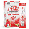 LIFEAID FITAID Hydrate Clean Electrolyte Mix  Zero Sugar  Balanced Electrolyte Ratios: 600mg Sodium  500mg Potassium  125mg Magnesium  Watermelon Wave  for Exercise & Active Hydration  14 Sticks