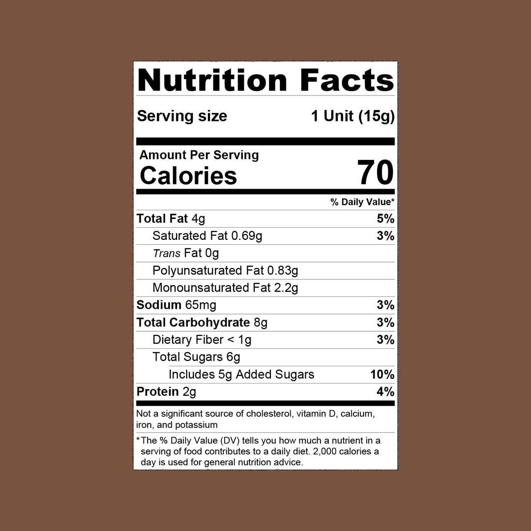 PASOKIN | Cocoa Crunch Natural Peanut Butter Bites | Kosher, Gluten Free, Vegan, Protein Snack | Crunchy and Creamy | Chocolate