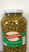 Supremo Italiano Pitted Manzanilla Olives, 63 Oz
