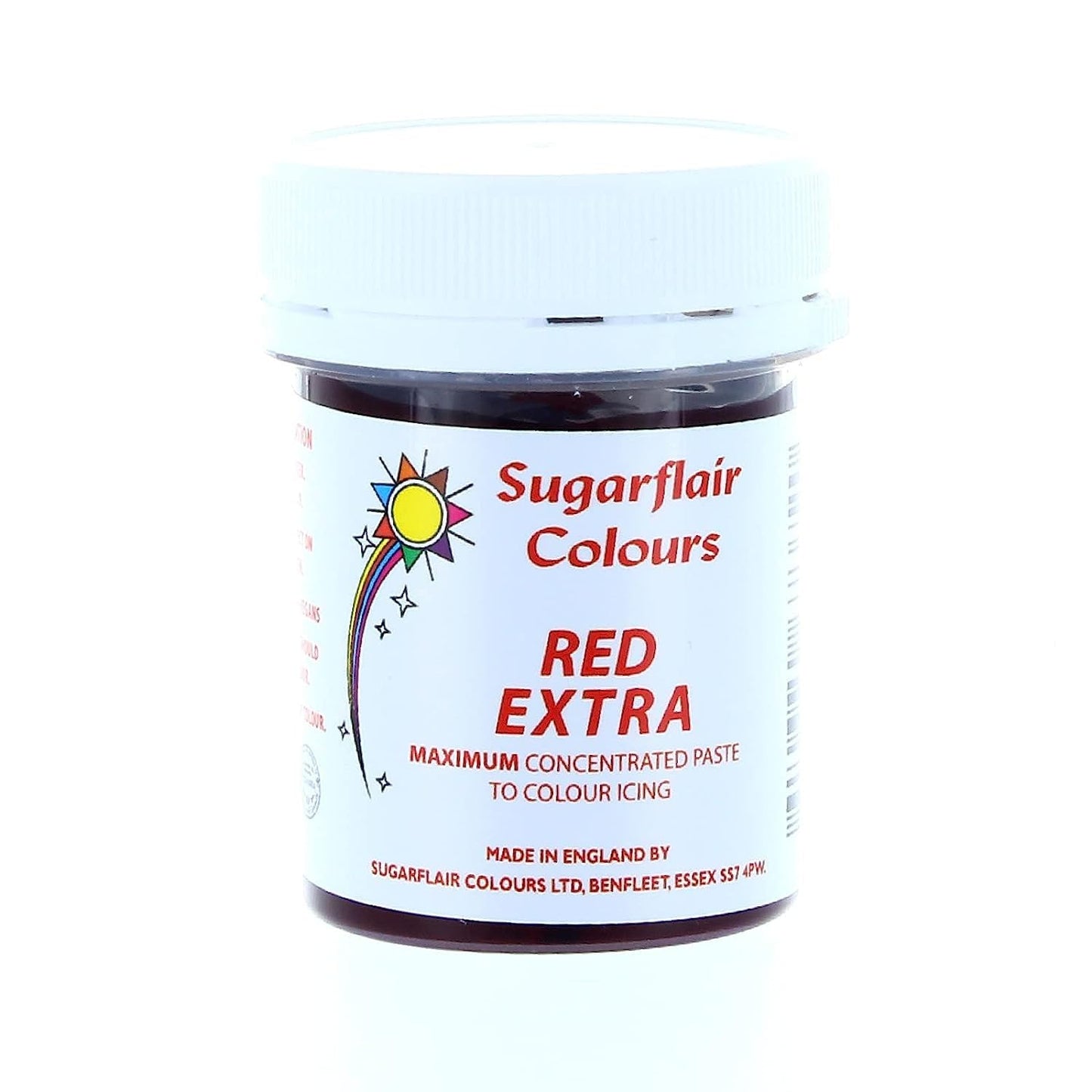 Sugarflair Maximum Concentrated Paste Edible Food Colouring 42g - Red Extra