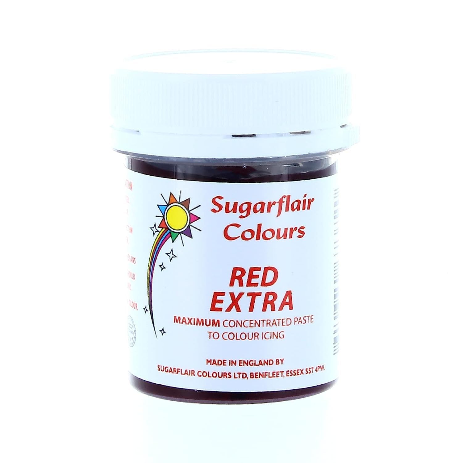 Sugarflair Maximum Concentrated Paste Edible Food Colouring 42g - Red Extra