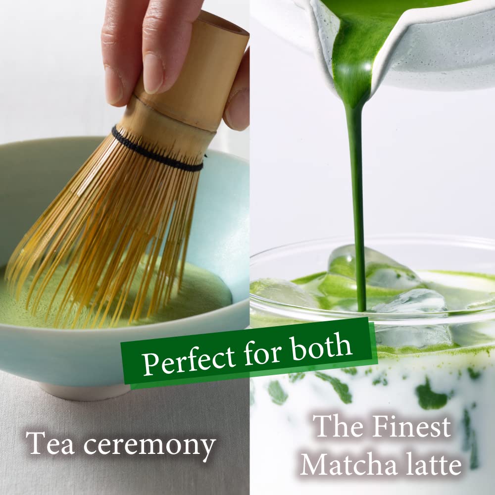 enhanced Ceremonial Matcha Green Tea Powder from Japan | Matcha KIMIKURA | Japanese Tea KIMIKURA (100g pack)