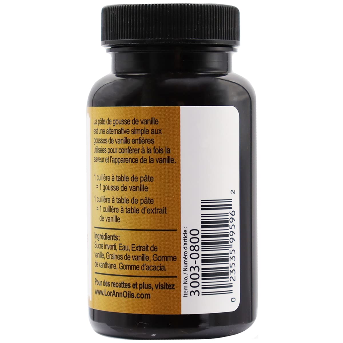 LorAnn Natural Vanilla Bean Paste, 4 ounce