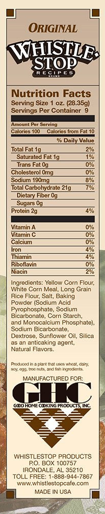 Original Whistlestop Cafe Recipes | Gluten-Free Fried Green Tomato Batter Mix (1 Box)