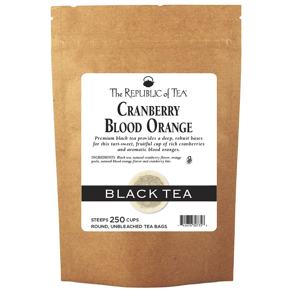 The Republic of Tea Cranberry Blood Orange Black Tea - 250 Count Refill Pack