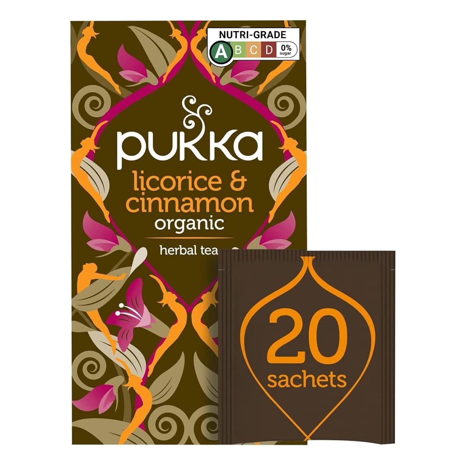Pukka Herbal Teas Licorice and Cinnamon - 20 Bags, 20 Count
