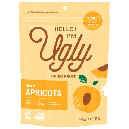 Hello! Im Ugly, Apricots Upcycled, 4 Ounce   