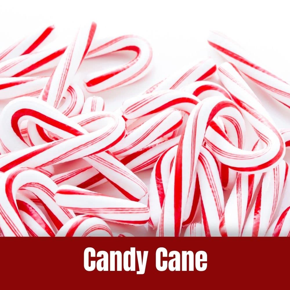 Door County Coffee Candy Cane Flavored Coffee Ground, Medium Roast, 8oz Bag