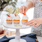 24 Pcs Gold Glitter 30Th Birthday Cupcake Toppers For 30Th Anniversary Birthday Party Wedding Party Decorations
