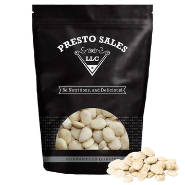 Almonds, Marcona California Raw Whole (1 lb.) by Presto Sales LLC| Perfectly Natural Quality| Fresh| Shorter and Sweeter than th