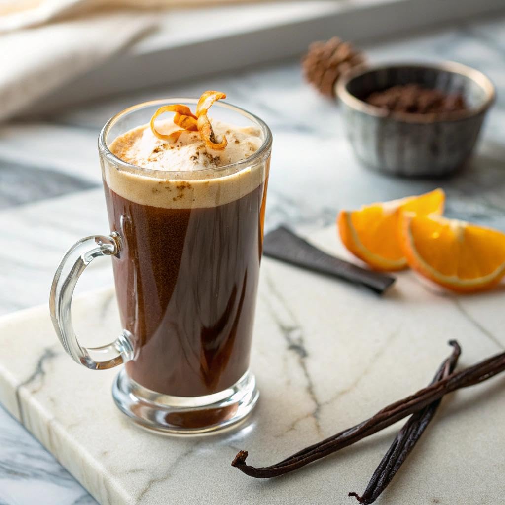 Don Franciscos Orange Vanilla Swirl Whole Bean Coffee  Medium Roast - Flavored 100% Arabica  20 oz Bag  enhanced Coffee for Drip  Pour Over & French Press