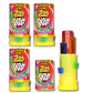 Limited Edition Triple Power Push Pops - Three Flavors in One - Individually Wrapped - By Lyza's Sweets & Treats (Pack of 4)
