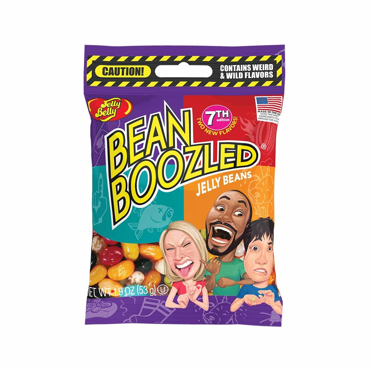 Jelly Belly Beanboozled 7Th Edition Spinner Game + Refill Bag – Gross Vs. Delicious Jelly Beans – Fun Party Game & Gag Gift For Kids, Teens & Mature-Themeds